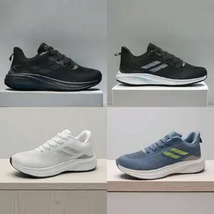 Adindas Sepatu Olahraga Pria Zoom - Pilihan Warna Hitam Putih dan Biru - Nyaman dan Tahan Lama Outdoor Running