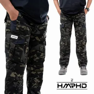 HMRHD Celana Tactical Outdoor Camo Loreng Multicam Bahan Ripstop Premium Model Simple Fashionable Cocok Sehari-hari Kasual Formal