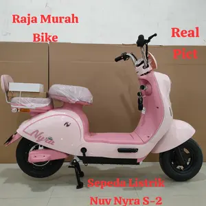 Sepeda Listrik Terbaru PMB Nuv Nyra S-2 850 Watt 48VG 12 AH Bergaransi Sepeda Listrik Nuv Nyra S-2