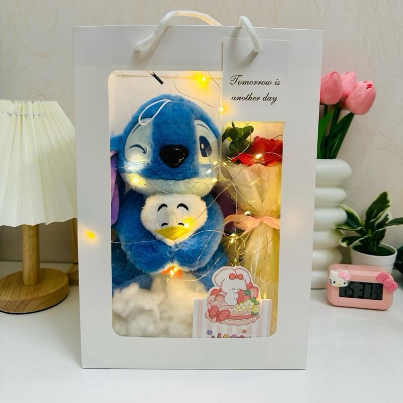  Túi Quà Tặng  Gấu Bông Đáng Yêu Thiệp Đèn Hoa Sáp Vĩnh Cửu Hot Trend Tặng Bạn Bè Bạn Gái Phù Hợp Mọi Lứa Tuổi Sinh Nhật Giáng Sinh 8 3 Valentine 