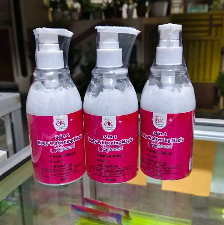 Body whitening magic STK cosmetic Mencerahkan Mandi Soap Memutihkan Tubuh