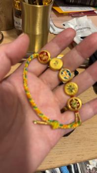 Product Review of Colorful Braided Rope Tibetan Woven Five Gods of Wealth Carrying Strap Handmade Woven Cotton Thread Bracelet Men's and Women's Ornament from M** 0