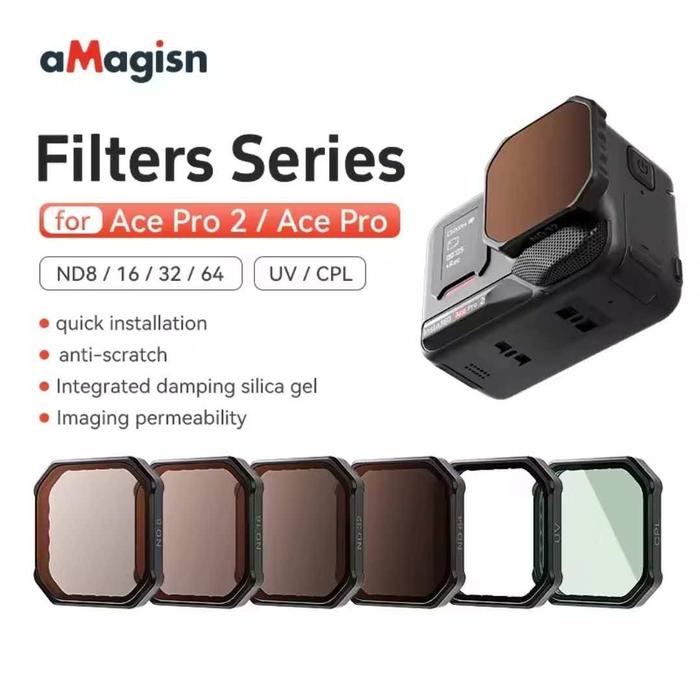 Jual aMagisn Lens Filter AC28 For Insta360 Ace Pro2 CPL UV ND Filter ...