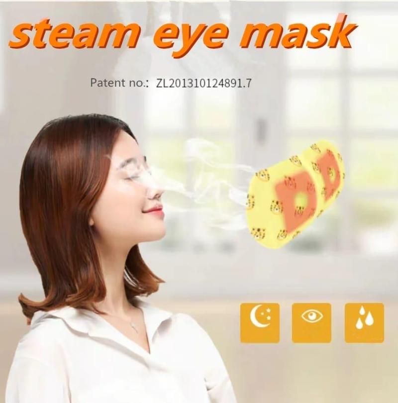 Product Introduction of Gentle self heating steam warming eye mask patch 40 degrees Lavender x 5 pcs 7