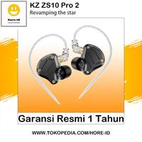 Gambar KZ ZS10 Pro 2 Penta Hybrid Driver In Ear Metal Earphone with MIC - Black - MIC dari hore.id Kota Administrasi Jakarta Barat 1 Tokopedia