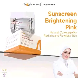 Sunscreen brightening pink