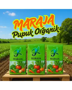 MARAJA Pupuk Organik - Nutrisi Lengkap untuk Tanaman Sehat & Berkualitas Tinggi - Membuat Panen Lebih Melimpah & Menguntungkan - Solusi Petani Modern