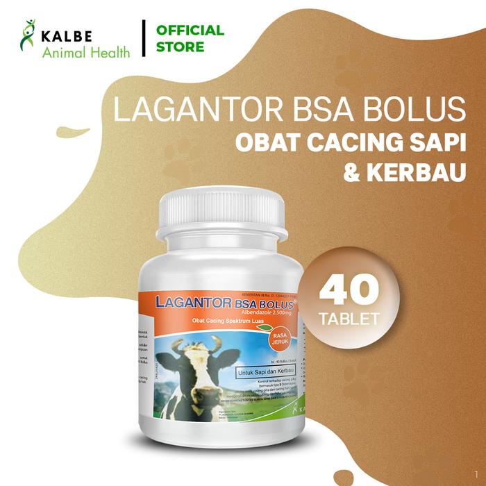 Gambar KALBE Lagantor Bolus Obat Cacing Spektrum Luas Sapi & Kerbau - 40 Bolus dari Kalbe Animal Health Kota Administrasi Jakarta Timur Tokopedia