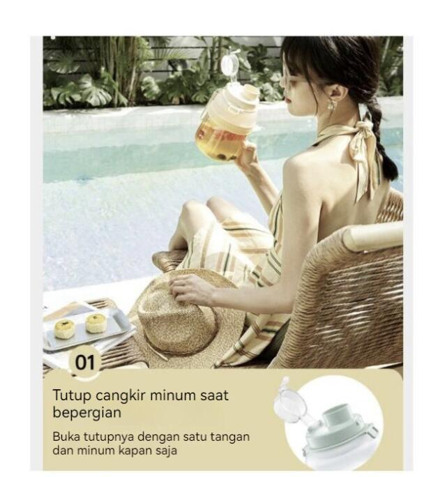 Uringo Gelas Jus Rumah Multifungsi juicer Kecil portable Elektrik Ton Jus juice bucket cup 9