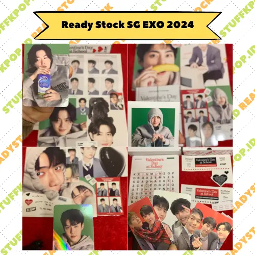[READY STOCK] EXO SEASON GREETING 2024 SHARING (SEASON GREETING DESK CALENDAR EXO, POB SG EXO SEHUN, KAI, DO, XIUMIN)