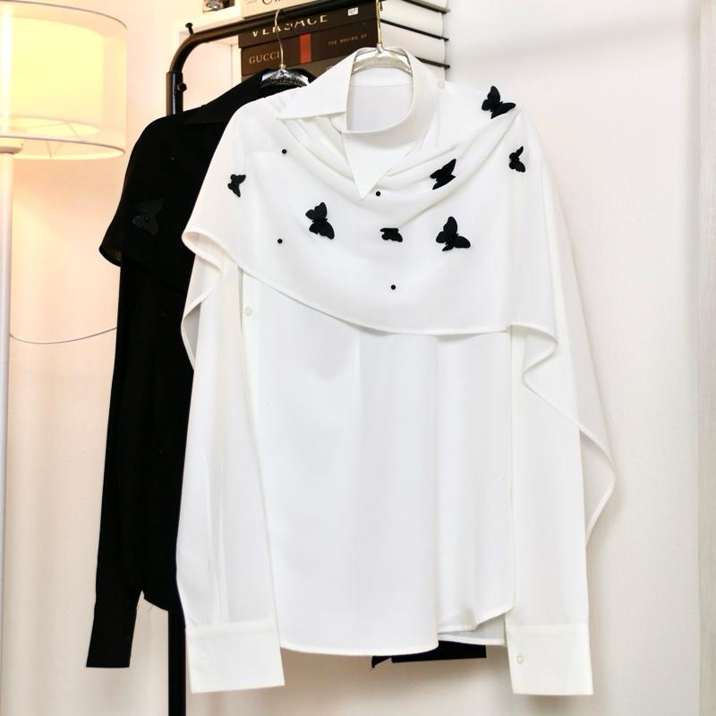 Áo Sơ Mi Nam Cổ Chéo Khăn Choàng Ngang Vai