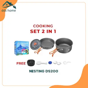 [DDS HOME] Alat Masak Camping Cooking Set Kemping Panci Kemping DS 200 COD