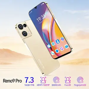 [Limited Edition Titanium] Reno 9 Pro HP Edisi Terbatas 7.3Inci 16GB+1TB Android14 Dual SIM 5G 8000mAh Kamera 72MP+108MP OIS Metal Frame Titanium Silver Bisa COD