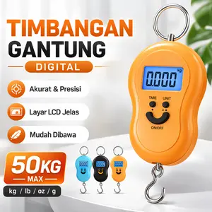 Timbangan Gantung Digital 50KG Akurat Mini Scale LCD Portable