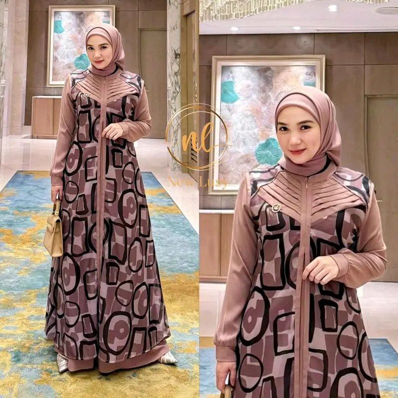Rivoli vol.2 Dress Terbaru 2 in 1 Set Outer Elegant Original New Lusy 4