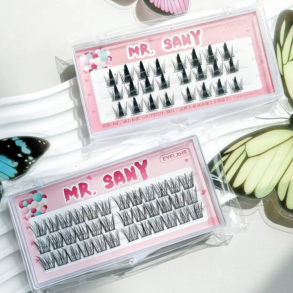 Senyum H1099 Bulu Mata Palsu Eyelash Extension Natural 3 Baris Aksesoris Make Up Daily Riasan Mata Look Douyin Korean Beauty Tanam Perhelai Premium - Bulumata, Lem