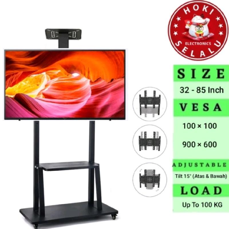 Breket Bracket Braket Trolley Standing Berdiri Roda Dorong Tray - Shop ...