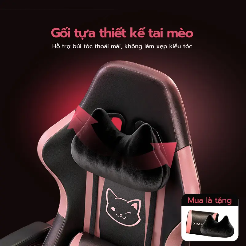 Ghế game gaming Xpanse X33-Chống bám bẩn và trầy xước,Được thiết kế riêng cho nữ giới | ghế công thái học | ghế làm việc | BigBuy360 - bigbuy360.vn
