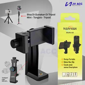 NANVAN NVN-H1 HOLDER PREMIUM HOLDER HP / GO PRO DI TONGSIS TRIPOD ROTATE DESIGN