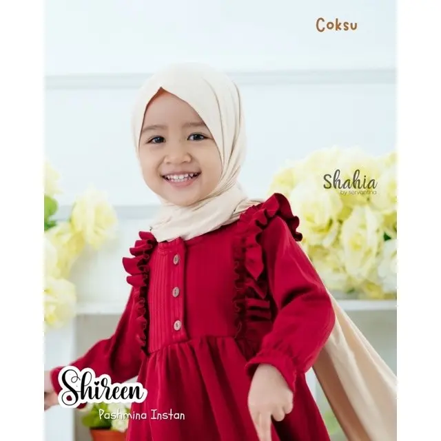 JILBAB PASHMINA PLISKET ANAK 6