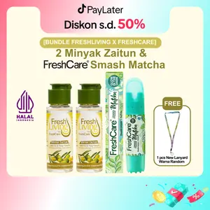 [BUNDLE FRESHLIVING X FRESHCARE] 2 Minyak Zaitun + 1 FC Smash Matcha