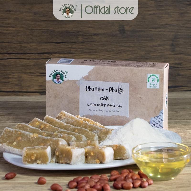 Bánh Chè Lam Mật truyền thống hiệu Chú Lâm Phù Sa. kẹo Snack Ăn Vặt Candy Food Cake Chua Thức Ăn Thức Ăn hữu cơ trà