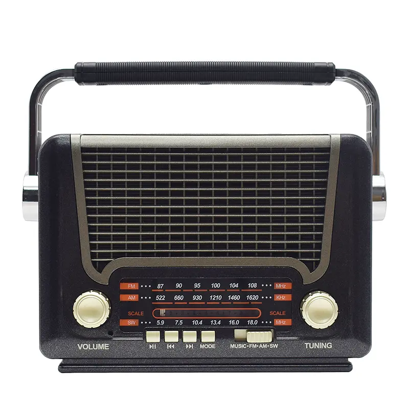 (COD) Merodith Radio Retro Portable 3-in-1 FM/AM/SW | Speaker Bluetooth & Power Bank USB/TF 527BTS - 100% Original! 6
