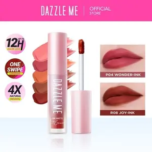DAZZLE ME Ink-Matte Lip Cream dengan hasil akhir Matte Finish Longlast