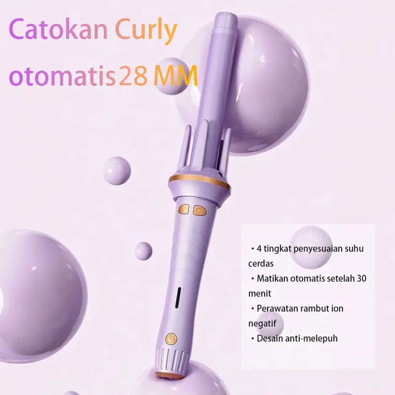 LifeHut X Cece Virna Catokan Keriting Keramik Otomatis Hair PremiumWanita Tidak Ada Kerusakan Rambut CurlyRambut Magic Curler Catok Quick Safe 3