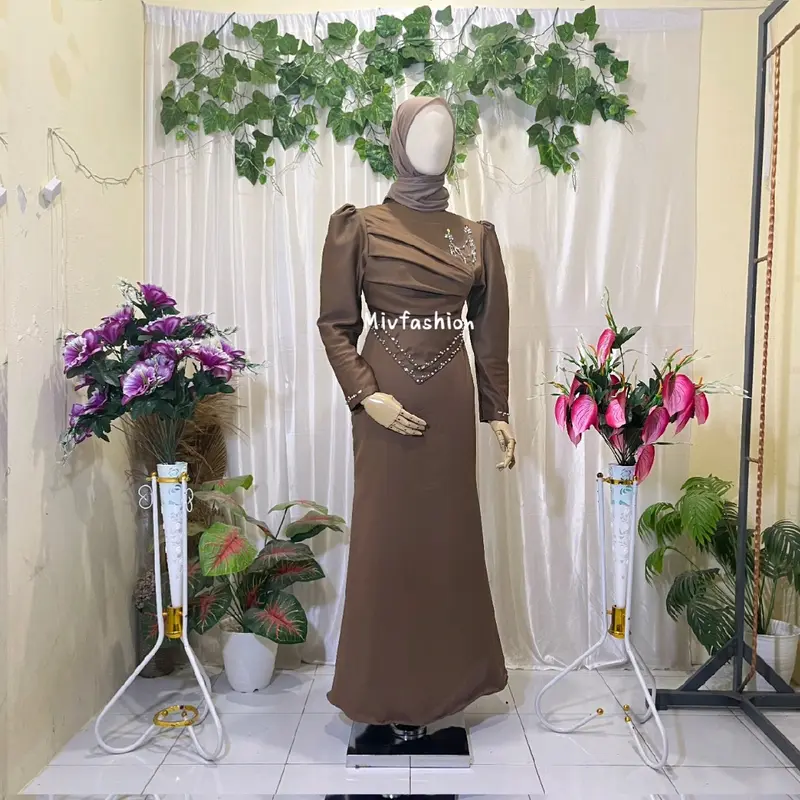 Giana dress-dress memaid dress wisuda dress bridesmaid terbaru 2