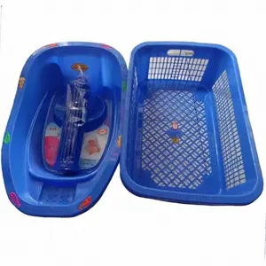 (Paket hemat) 1 set bak mandi bayi+keranjang baju+folding 20 stik | Hot Item