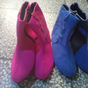iT-C sepatu boot anak variasi bunga mutiara sz26-35 Fashion