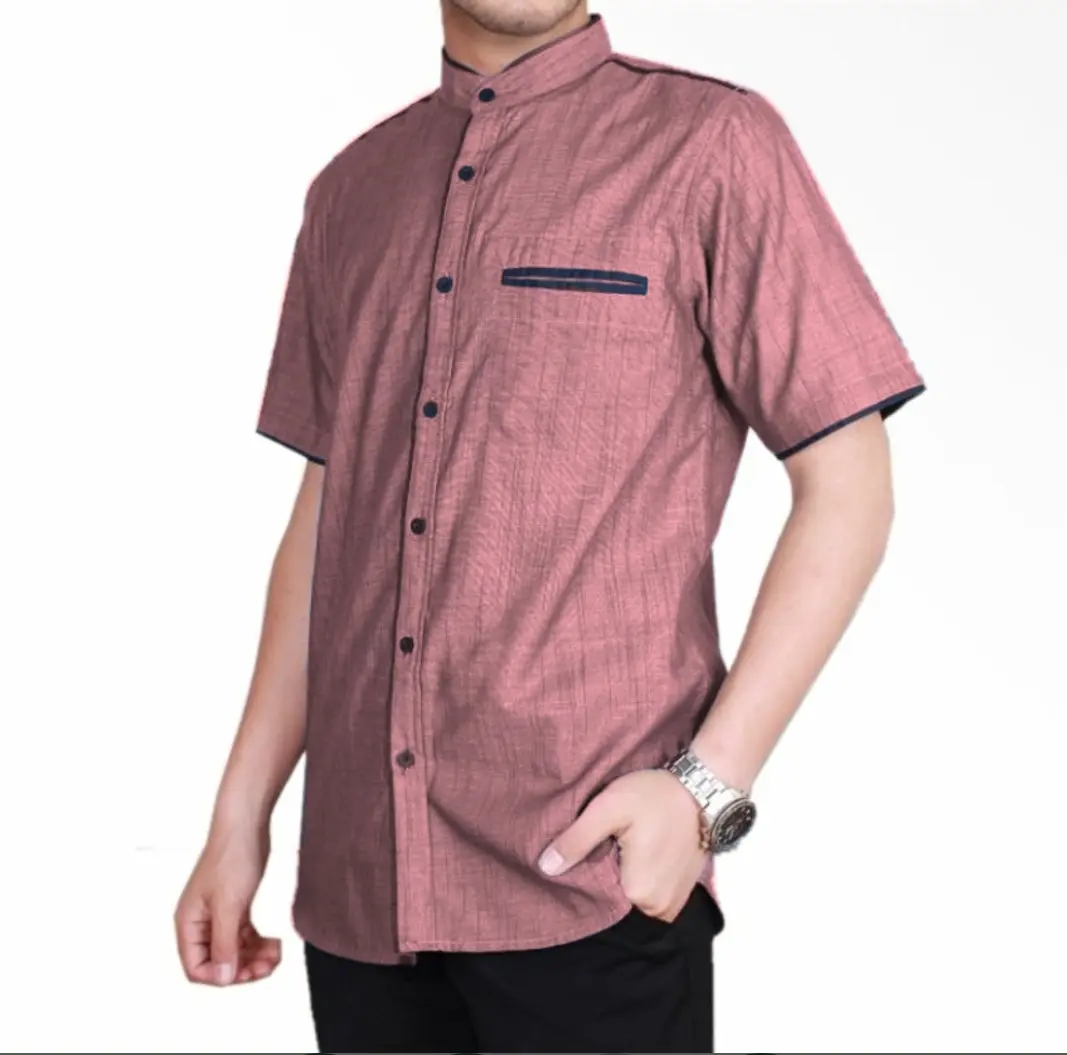 C&R baju koko kemko  bahan sangat halus dan lembut bisan untuk berbagay acara dinas maupun ber ibadah sangat cocok untuk berbagai acara atletis size m
