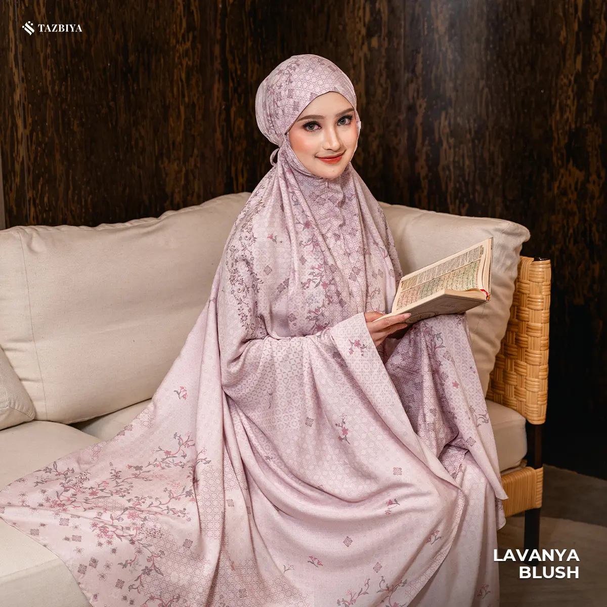 [NEW!] TAZBIYA - LAVANYA SERIES | MUKENA RAYON DEWASA 2IN SET SAJADAH | MUKENA SAJADAH
