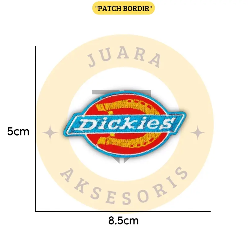 Patch Bordir Jahit Emblem Brand Populer Logo Iron Patch Aksesoris Emblem Bordir Patch 2