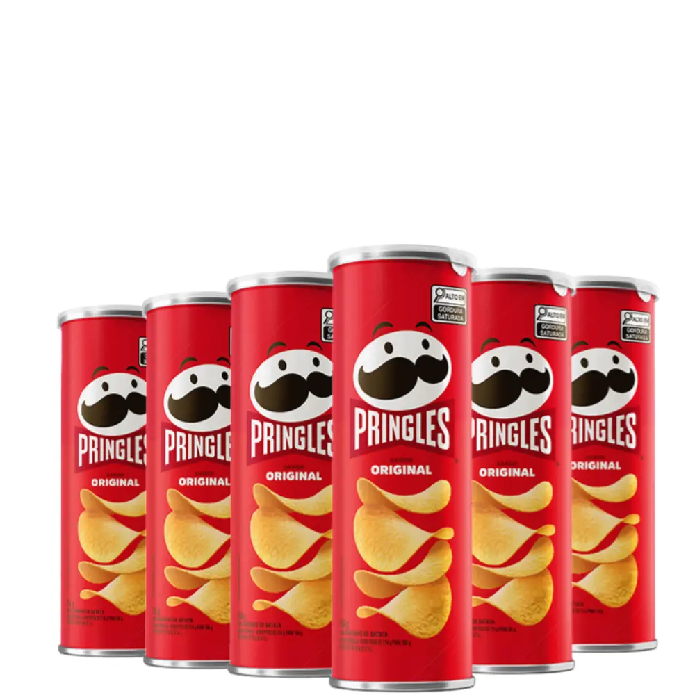 Combo Batata Pringles Original 6 Unidades