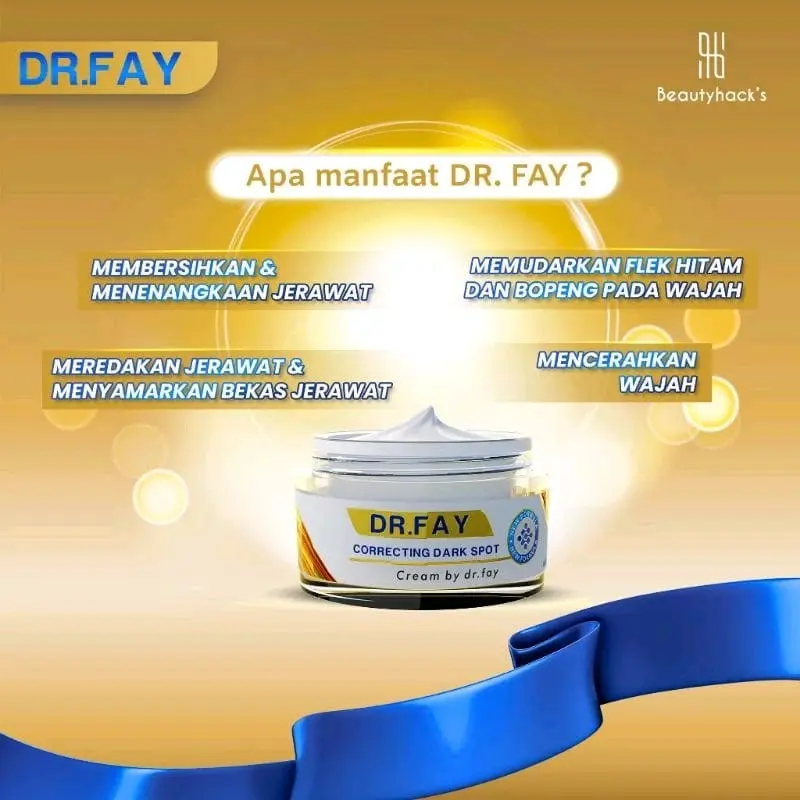 Dr Fay Cream Penghilang Flek Hitam Dan Bekas Jerawat Dan Bopeng Pelembab Perawatan Wajah Mencerahkan krim pe 2