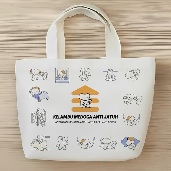 Gambar Exclusive Mini Totebag by Kelambu Medoga - 22 x 15 cm dari kelambu medoga Kota Tangerang 2 Tokopedia