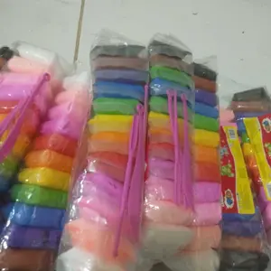 Paket 10 Pak Clay Polymer Mainan Anak Clay Mainan Anak isi 12 Warna