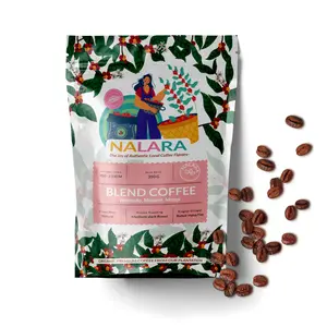 Robusta Blend Kopi Blend Robusta Premium Wonosobo Menoreh Merapi Bubuk Kopi 350gram - Nalara Coffee