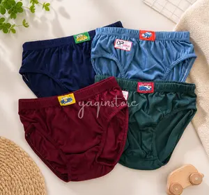 12 PCS CELANA DALAM ANAK LAKI-LAKI POLOS BAHAN KATUN LEMBUT MOTIF MOBIL