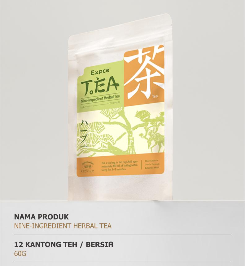 Expce Teh Herbal 12 Sachet, Segar Alami, Relaksasi Setiap Hari