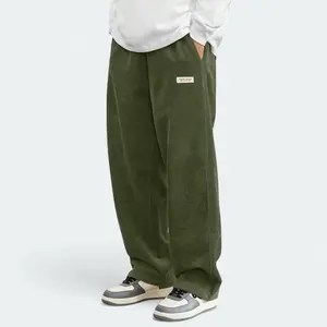 Begy Gombrang Celana Skena Kalcer Bahan Corduroy Nyaman Desain Sederhana Fungsional Cocok Berbagai Kesempatan Pria Santai Hitam