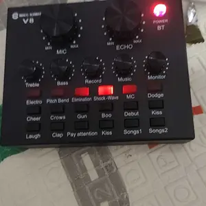 Sound Card V8 Mixer External DoundCard V8 USB Audio Live Broadcast V8,