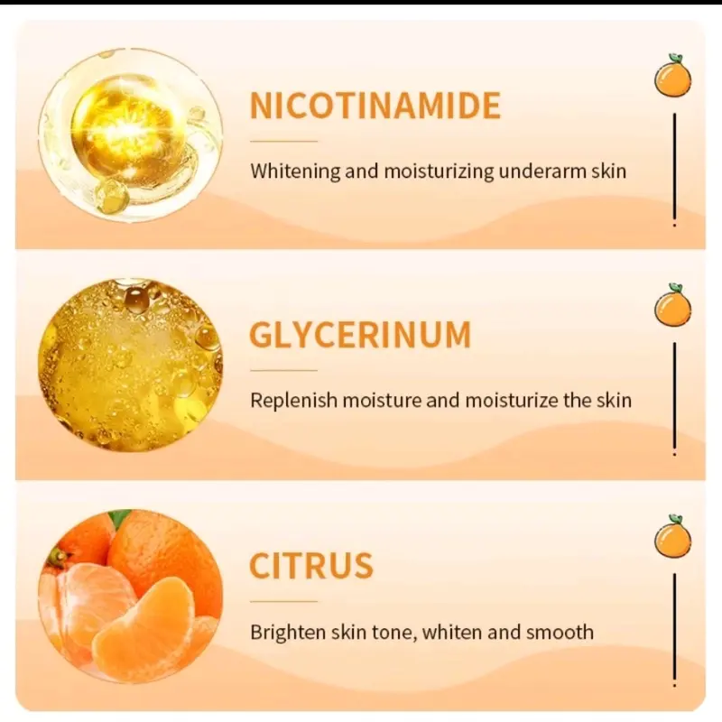 Pemutih Ketiak Sadoer/whitening cream vitamin C/kream perawatan kulit tubuh 4
