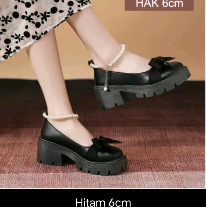 FD Marry Jane Shoes wanita sepatu korean style cewek casual 1