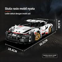 Gambar JH TOYS MALL Blok Susun Mobil Porsche Skala 1:14 Mainan Pendidikan Hobi Bermain Anak-anak - 911-Putih dari JIHUI TOYS MALL Kota Bekasi 4 Tokopedia