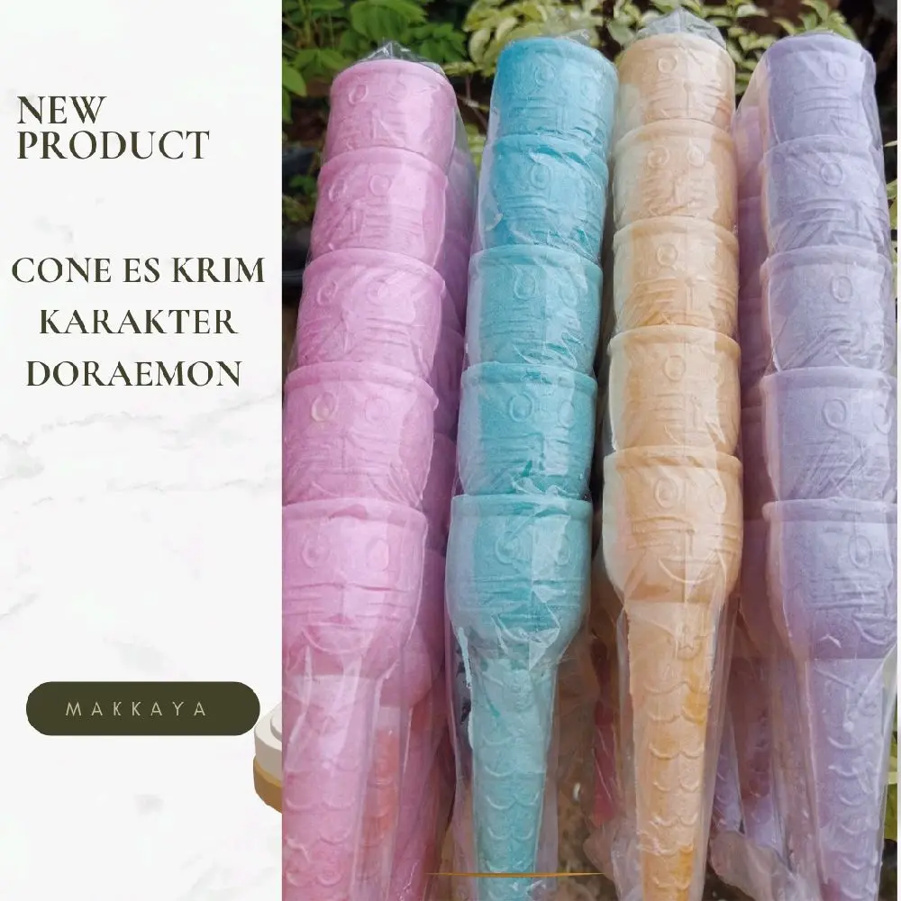 Cone Eskrim Doraemon (500pcs)