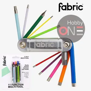FABRIC 11 IN 1 MULTI TOOL COLOR CODED 11 Function - Mini Tool Sepeda