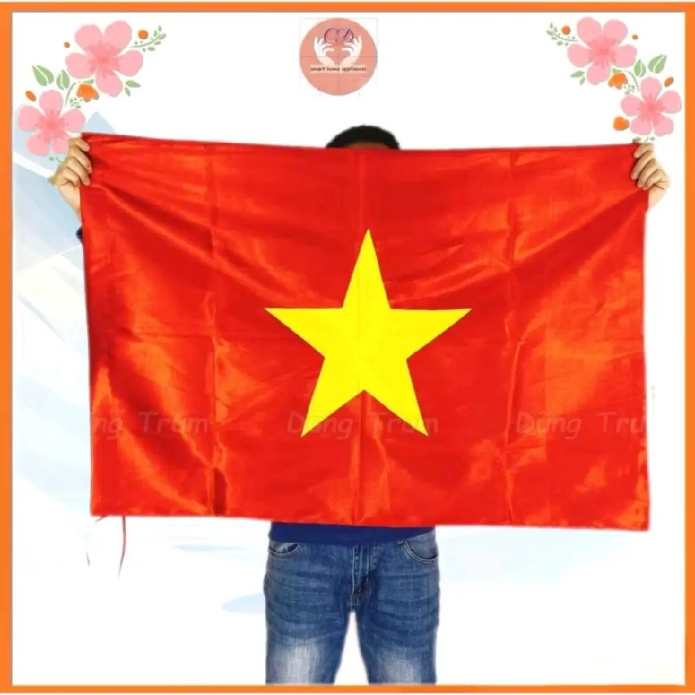 Cờ tổ quốc ,cờ đảng loại đẹp kích thước 80x120 cm